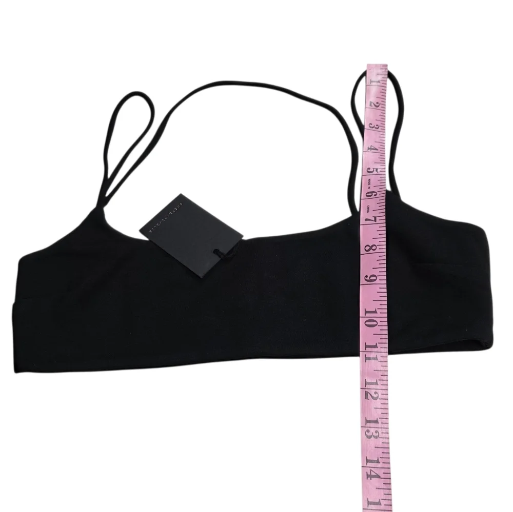 MICHAEL COSTELLOAmira Crop Top In Black - Picture 3 of 13